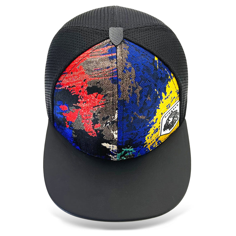 Kingsle - Color Splash - Unisex - Flat Brim Snapback Baseball Cap - Adjustable Size