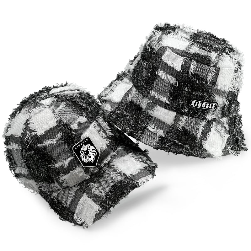 Kingsle "Do Us Part" - BLACK & WHITE Rugged Hat Set - Unisex - One Size Fits Most