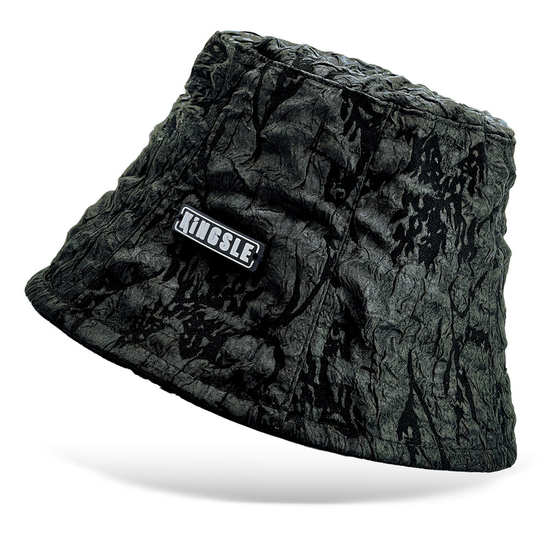 Kingsle Black Witch Bucket Hat - Unisex - One Size Fits Most