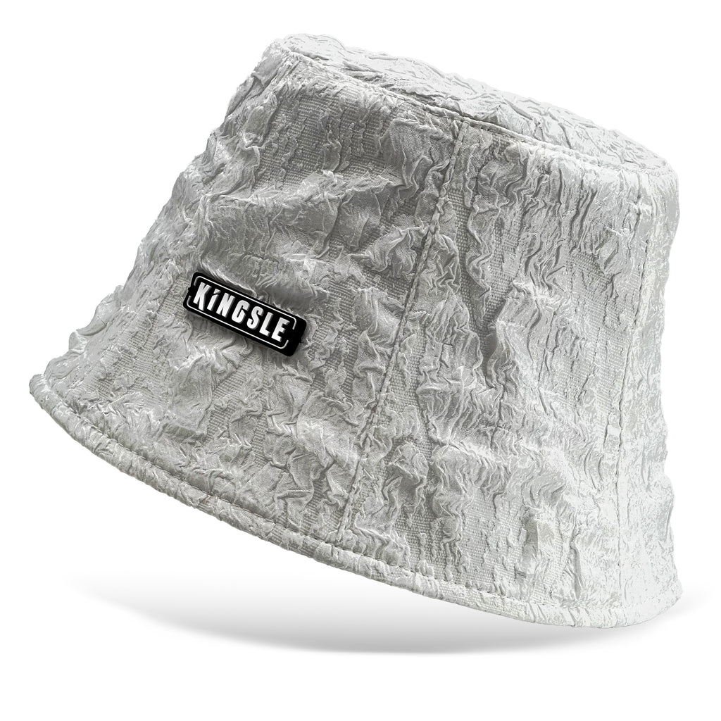 Kingsle White Witch Bucket Hat - Unisex - One Size Fits Most