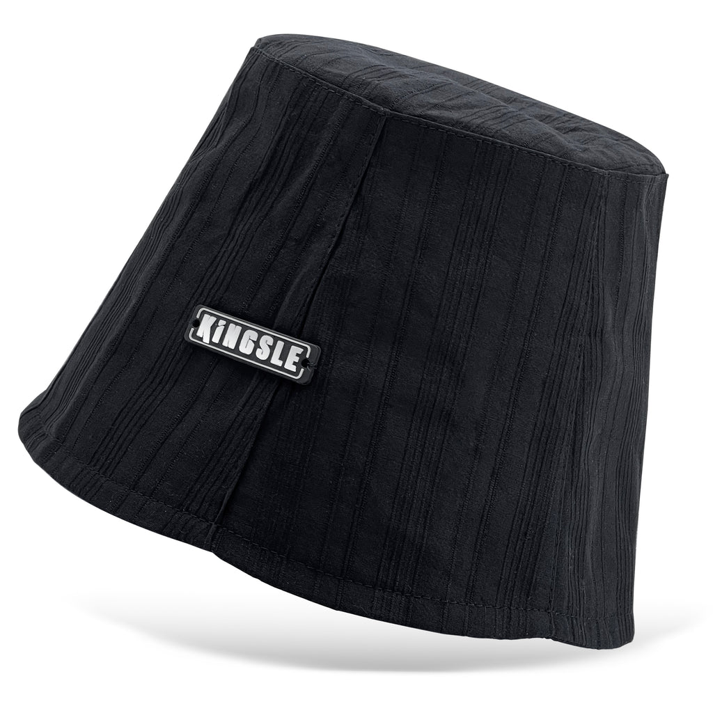 Kingsle Black Hakuhodo Bucket Hat - All genders - One Size Fits Most